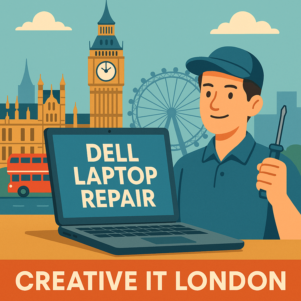 Dell Laptop Repairs Engineer performing Dell laptop repair in London